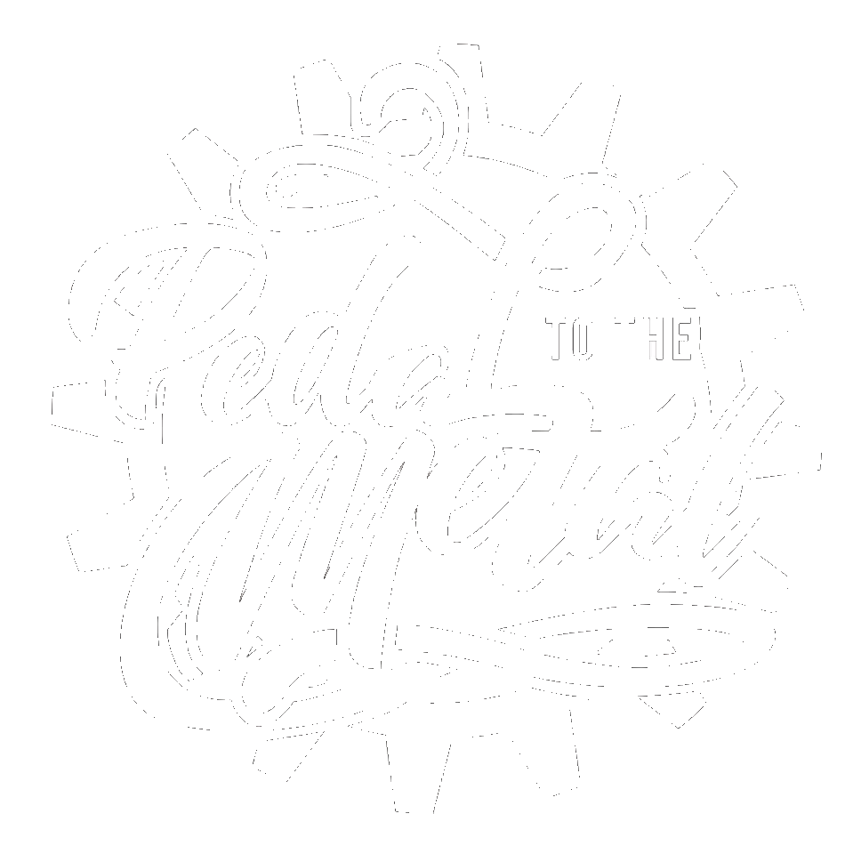 Pedal to the metal logo